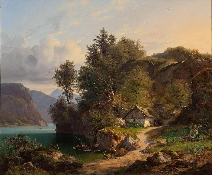 George Gillis Haanen Austrian Landscape oil painting image